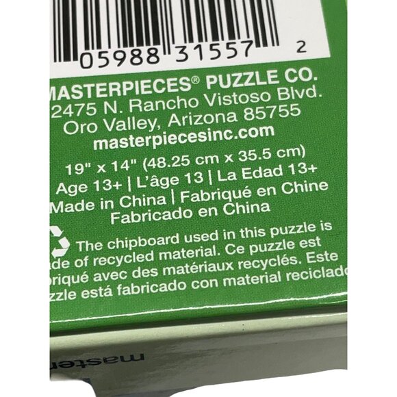 MasterPieces The Great Outdoors 500 Piece Puzzle Lot of 3 Cabin Woods Scenic - Picture 5 of 5